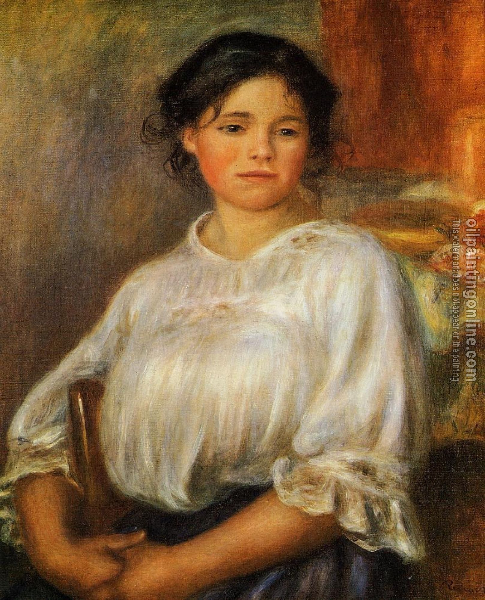 Renoir, Pierre Auguste - Young Woman Seated